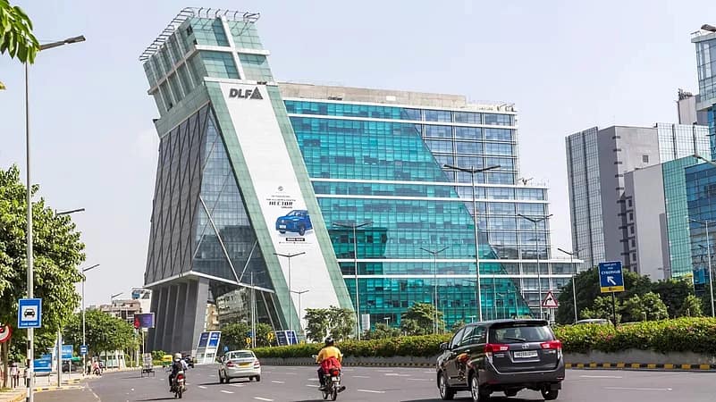 DLF headquarters building showcasing modern architecture and innovation — representing DLF’s premium real estate legacy and the launch of The Westpark in Andheri West, Mumbai.